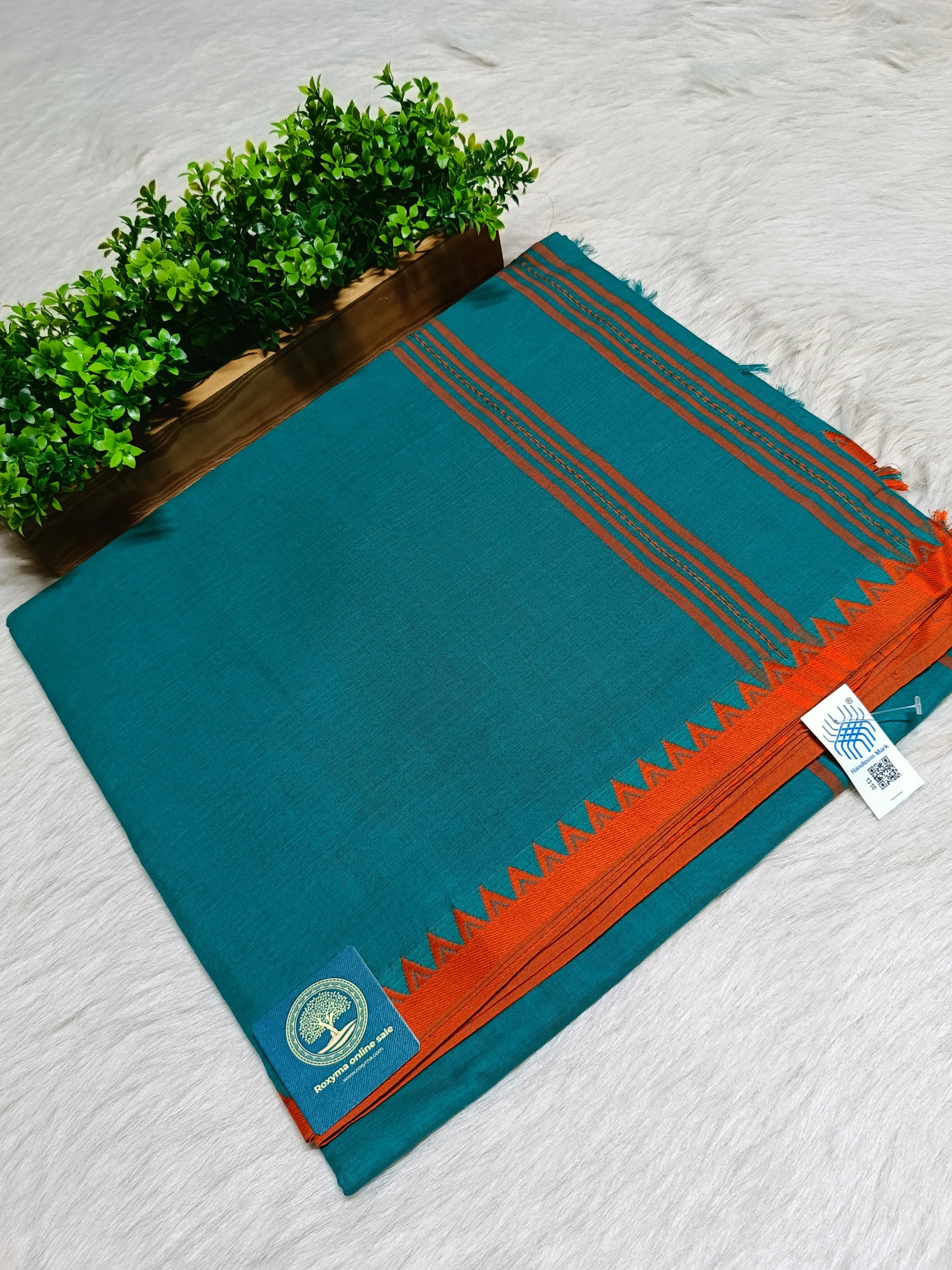 Authentic Begumpuri Handwoven Pure Cotton Saree with Traditional Border | Soft Lightweight Bengal Handloom