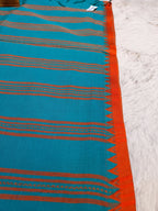 Authentic Begumpuri Handwoven Pure Cotton Saree with Traditional Border | Soft Lightweight Bengal Handloom