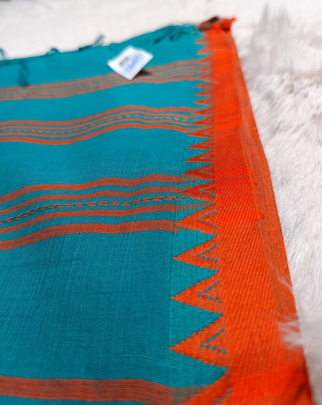 Authentic Begumpuri Handwoven Pure Cotton Saree with Traditional Border | Soft Lightweight Bengal Handloom