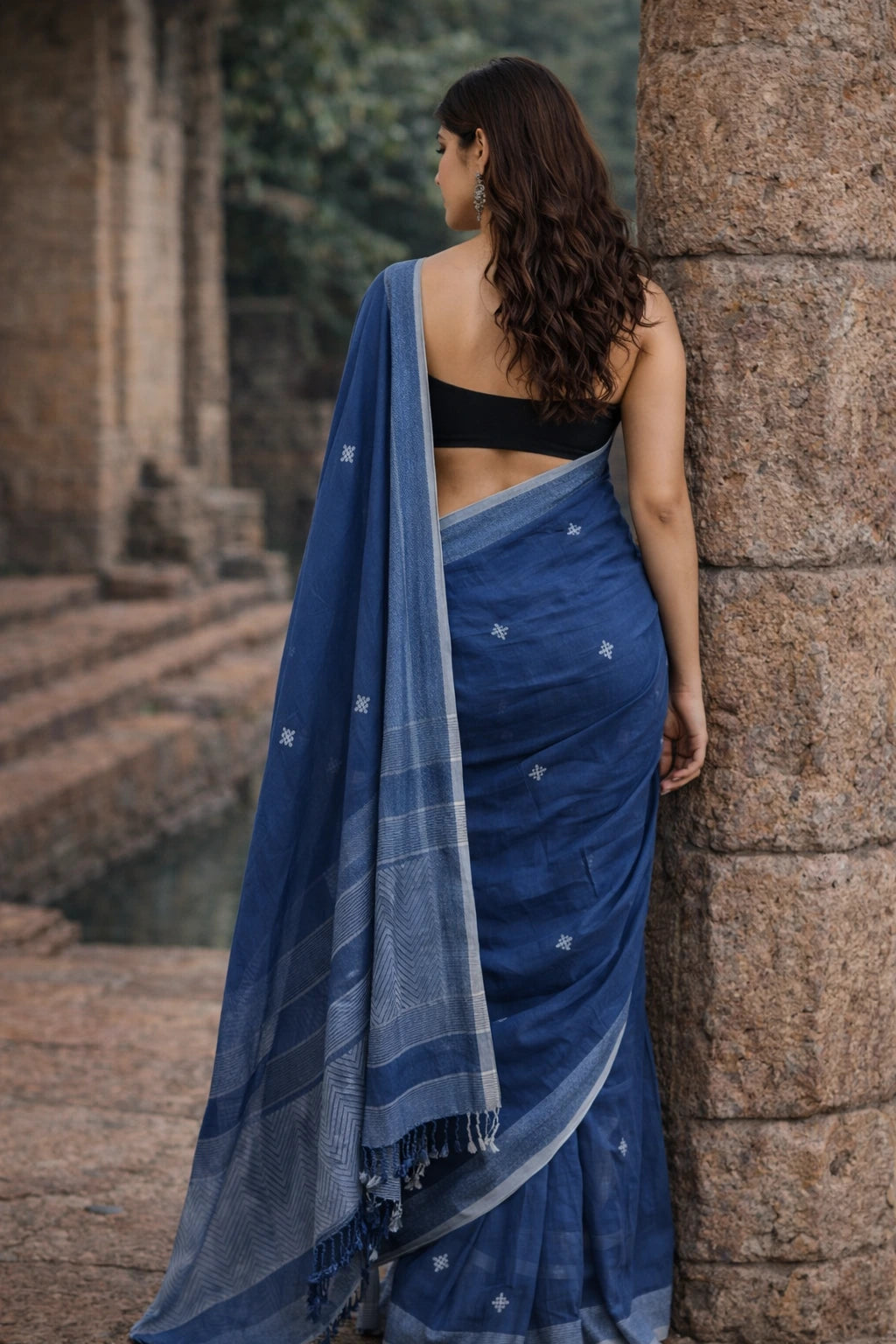 Cotton jamdani border 