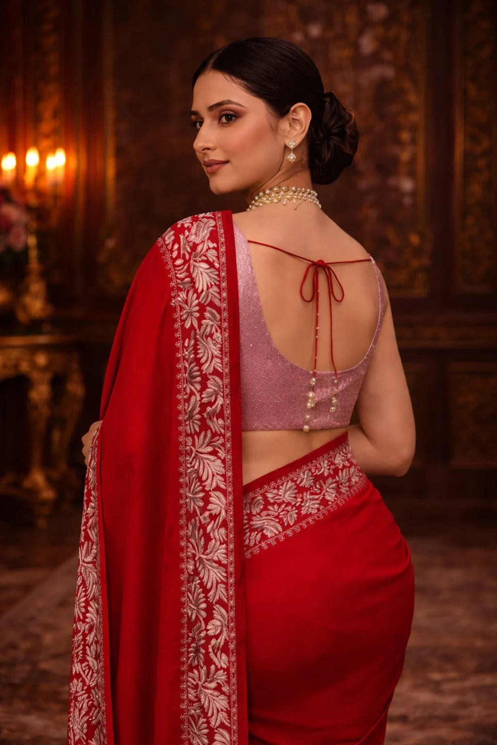 Pure Maslin Silk Saree with Matka Silk Blouse Piece | Premium Handloom Silk Saree | Elegant Festive & Wedding Wear 3