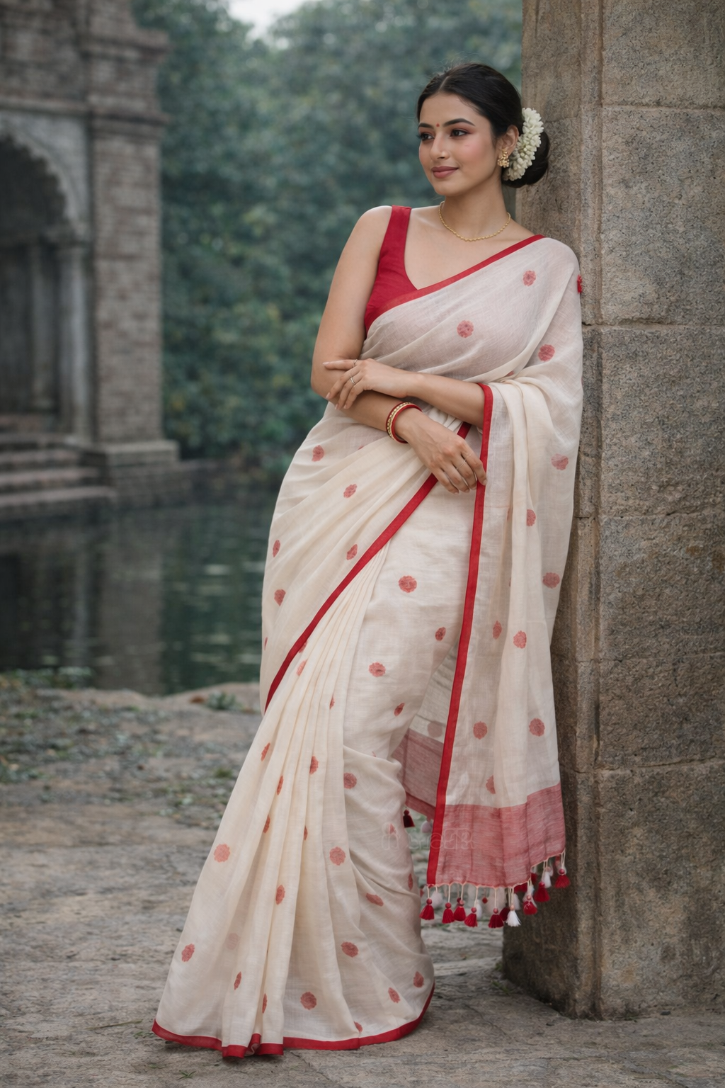 Roxyma Linen Sarees 2