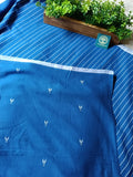RAGHINI-A Premium Quality Handwoven Cotton Mulmul Jamdani Saree with Blouse Piece