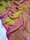 Jayasree Linen Saree With Zari Border and Blouse Piece