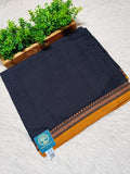 Bengal Handwoven Dhaniyakhali Cotton Saree with Customised Narayanpet Border