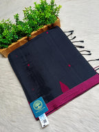 Pure cotton saree with jamdani butties and running blouse