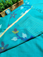 Mulmul Cotton Jamdani Saree – Handwoven Elegance with Traditional Craftsmanship