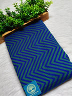 Neelika-Handwoven Cotton Mulmul Saree With Blouse Piece
