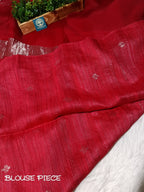 Subarnalata - Pure Maslin Silk Saree with Matka Silk Blouse Piece | Premium Handloom Silk Saree | Elegant Festive & Wedding Wear