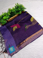 SILK LINEN JAMDANI SAREE