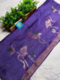 SILK LINEN JAMDANI SAREE