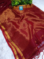 Premium Jaishree Linen Jamdani Saree