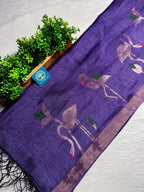 SILK LINEN JAMDANI SAREE