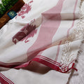 Pure Handloom Bengal Jamdani Saree – Traditional Red and White with Designer Blouse Piece