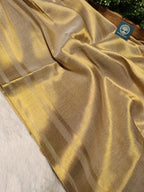 Pavitra - Golden Tissue Modal Silk Saree
