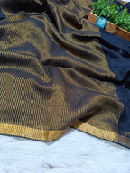 Premium Jaishree Linen Jamdani Saree With BP
