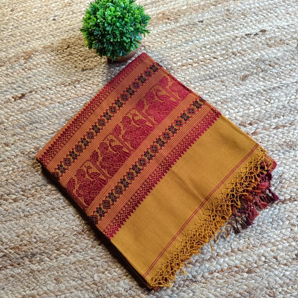 Premium Bluchuri Cotton Saree