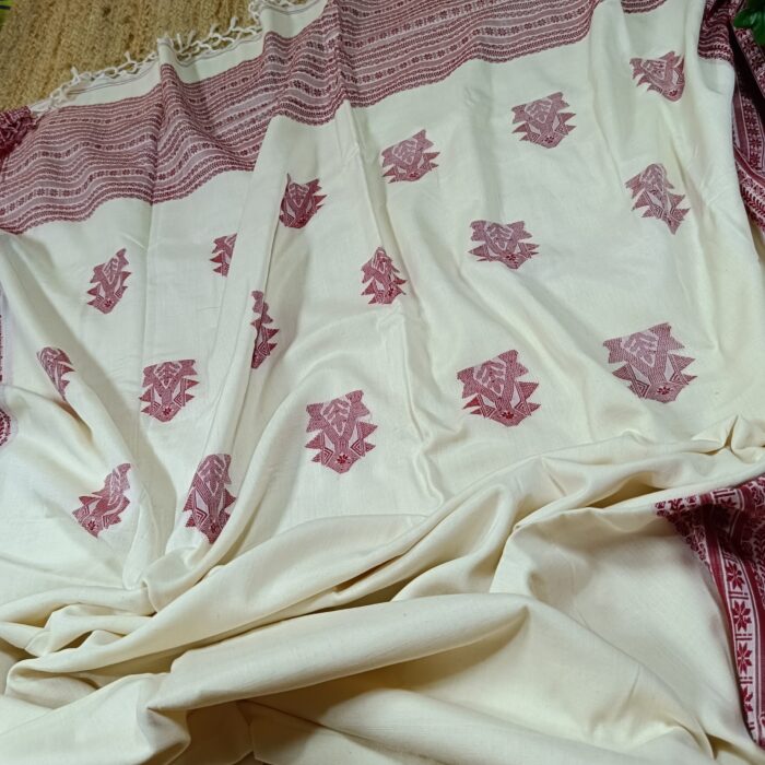 Bengal's Timeless Heritage With This Traditional Begumpuri Cotton Saree - Image 4