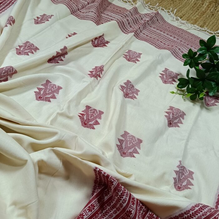Bengal's Timeless Heritage With This Traditional Begumpuri Cotton Saree - Image 5