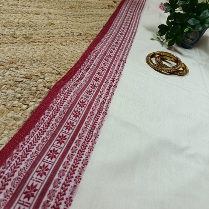 Bengal's Timeless Heritage With This Traditional Begumpuri Cotton Saree - Image 6