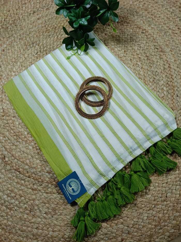 Bengal Handloom Mull Cotton Saree