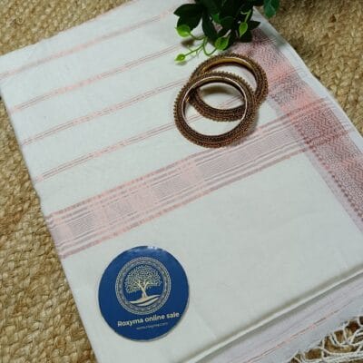 Pure Cotton Saree with zari border