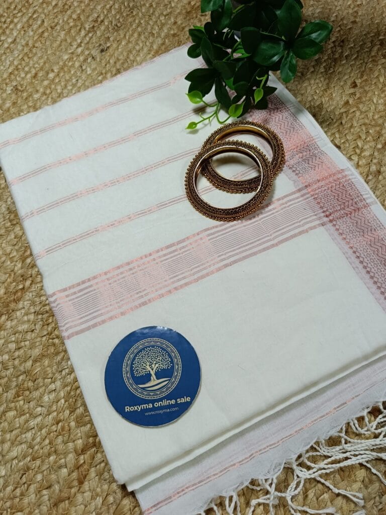 Pure Cotton Saree with zari border