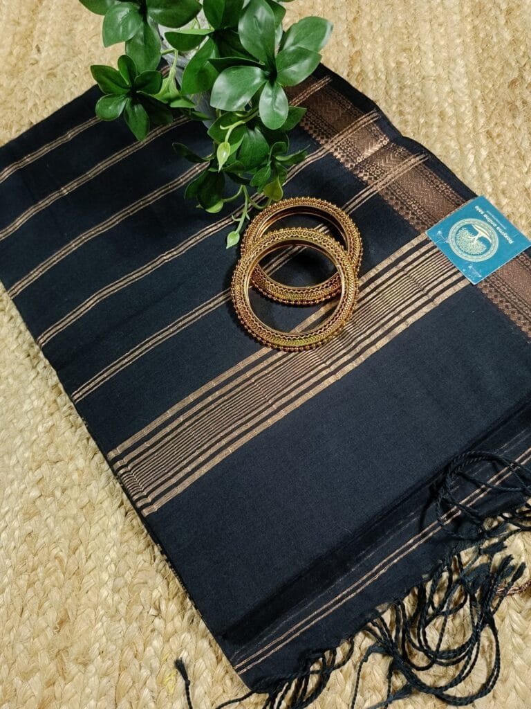 Pure Cotton Saree with zari border